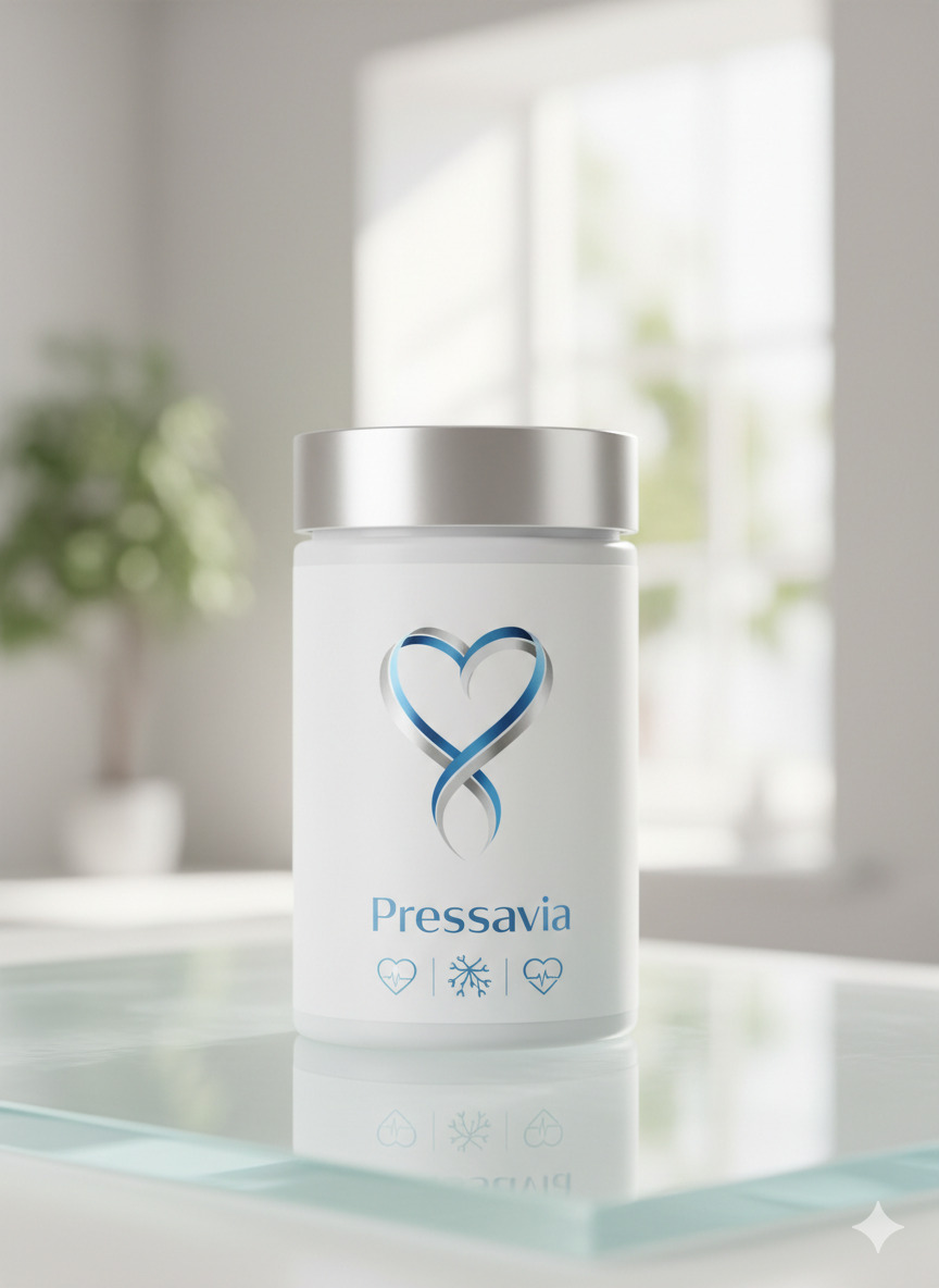 Pressavia dietary supplement bottle